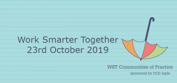 Work Smarter Together 23 October 2019