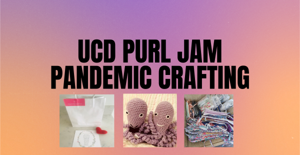 UCD Purl Jam pandemic crafting