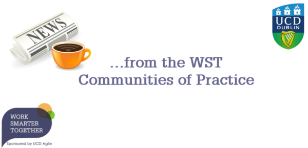 News from the WST Communities of Practice