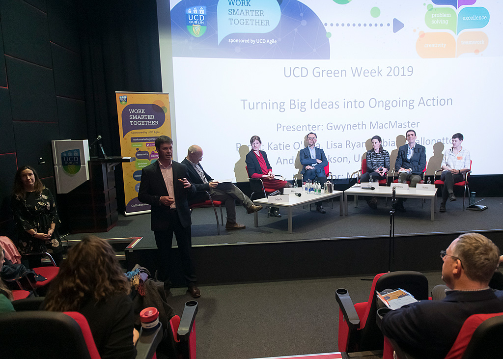 Work Smarter Together event in the UCD Student Centre - breakout sessions